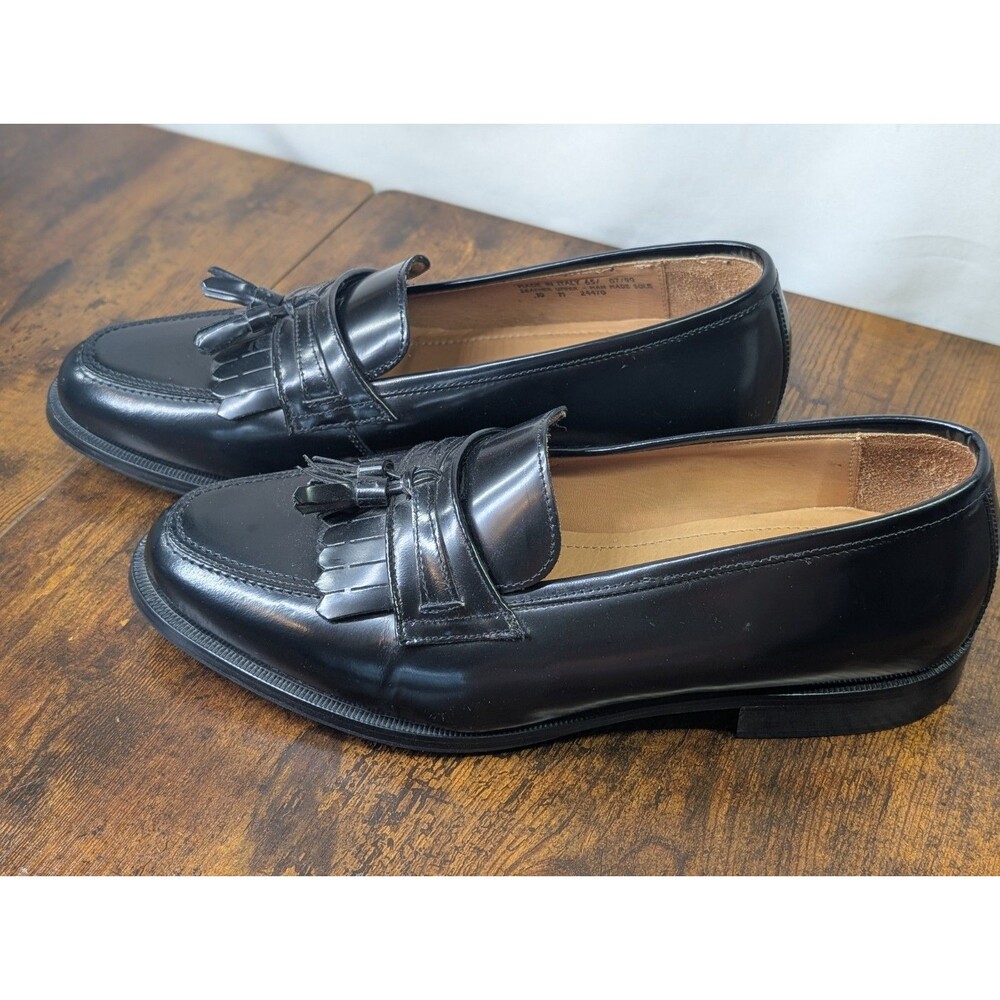 Bostonian Classic Men's Leather Dress Shoes Tassel Slip On Loafer Size 10M 24470
